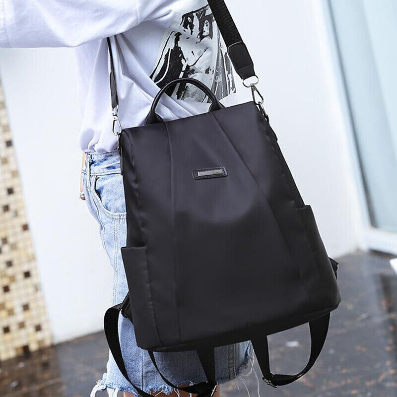Women Anti-Theft Backpack Waterproof Rucksack Lady School Shoulder Bag Handbag 24Hr Smart